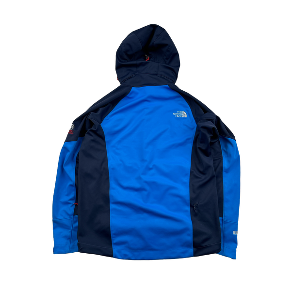 North Face Blue Windstopper Summit Series Waterproof Shell Jacket - Small