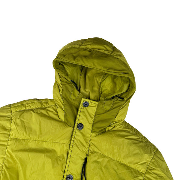 Stone Island Olive Crinkle Reps Down Puffer Jacket - XL