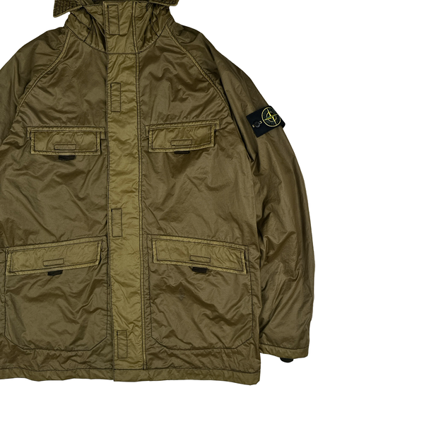 Stone Island 2018 Brown Lamy Flock Multipocket Jacket - Medium