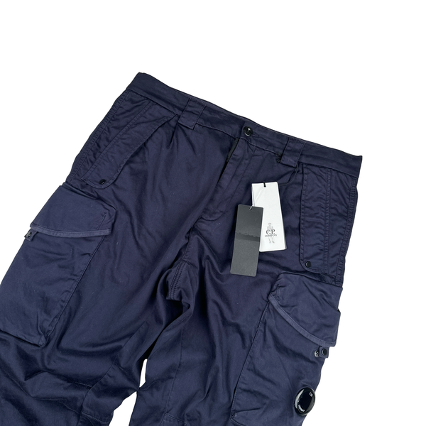 CP Company Navy Loose Fit Lens Viewer Cargos - Medium