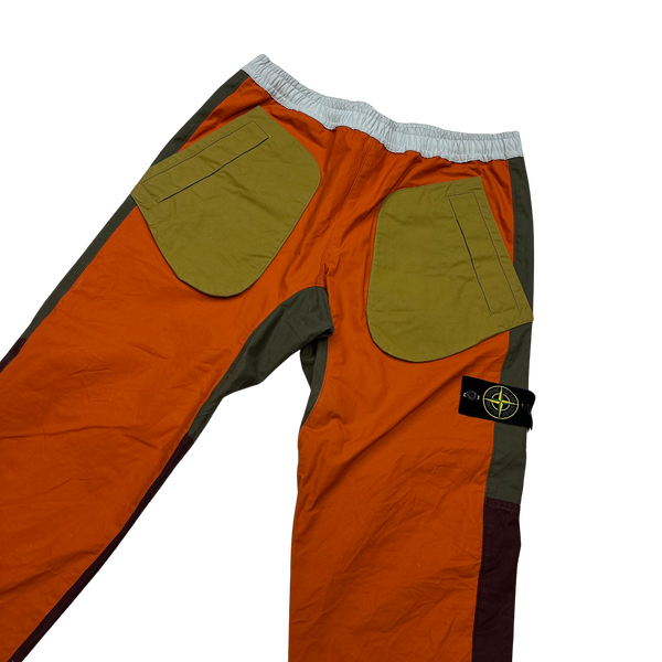 Stone Island Bicolour 2019 Tela Placcata Trousers - 32"