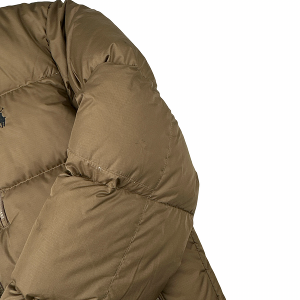 Ralph Lauren Brown Down Filled Jacket - Medium