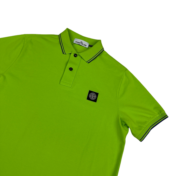Stone Island 2018 Green Polo Top - Large