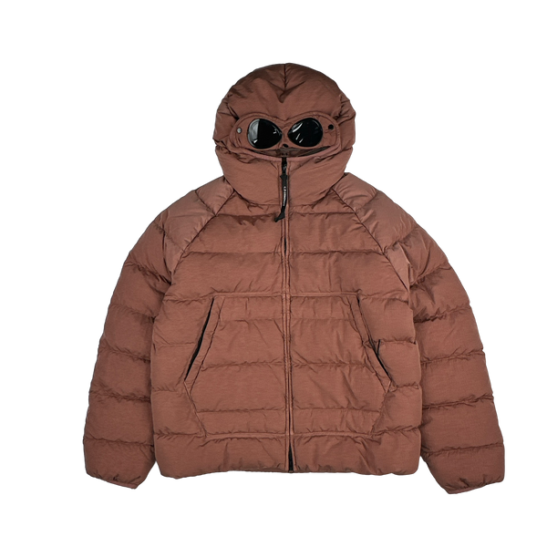 CP Company Dusty Rose ECO CHROME-R Down Filled Puffer Jacket - Medium