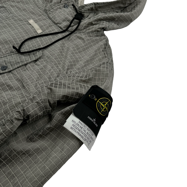 Stone Island 2023 Macro Ripstop Nylon Metal Regenerated Nylon Primaloft-TC Smock- Medium