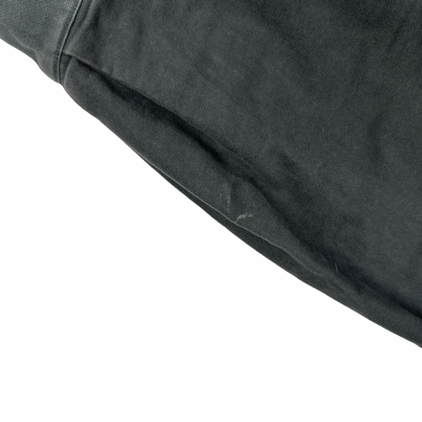 Stone Island 1996 Green Edge Thick Grey Fleece Shirt - Medium