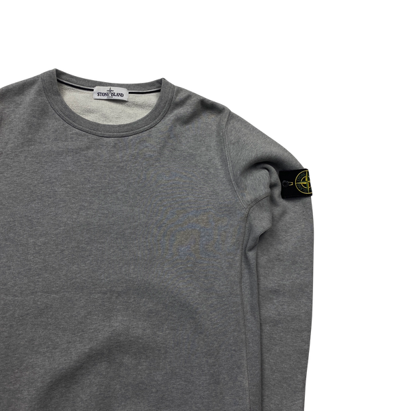 Stone Island 2012 Grey Crewneck Cotton Sweatshirt - Large