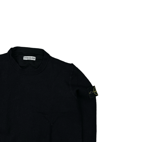 Stone Island 2009 Black Wool Jumper - XS