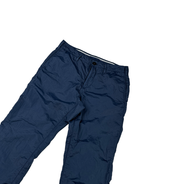 Stone Island 2019 Blue SI PA/PL Seersucker-TC Blazer Trousers Suit - Medium