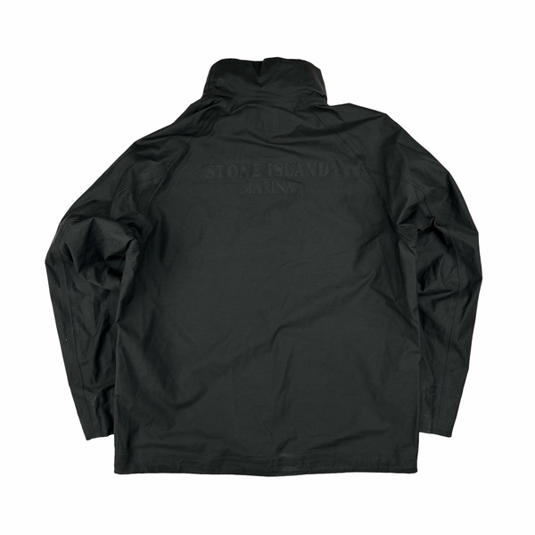 Stone Island 2021 Black Jacquard Marina 3L Jacket - XL