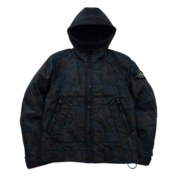 Stone Island Raso Gommato 2013 Camo Print OVD Jacket - Small