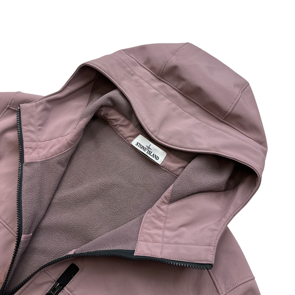 Stone Island 2018 Dusty Rose Soft Shell R Jacket - XL