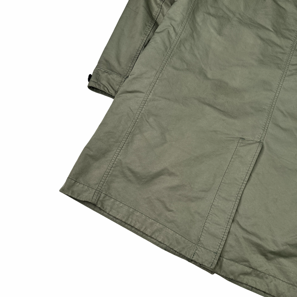 Stone Island Khaki 2019 David TC Primaloft Pea Jacket - XXL