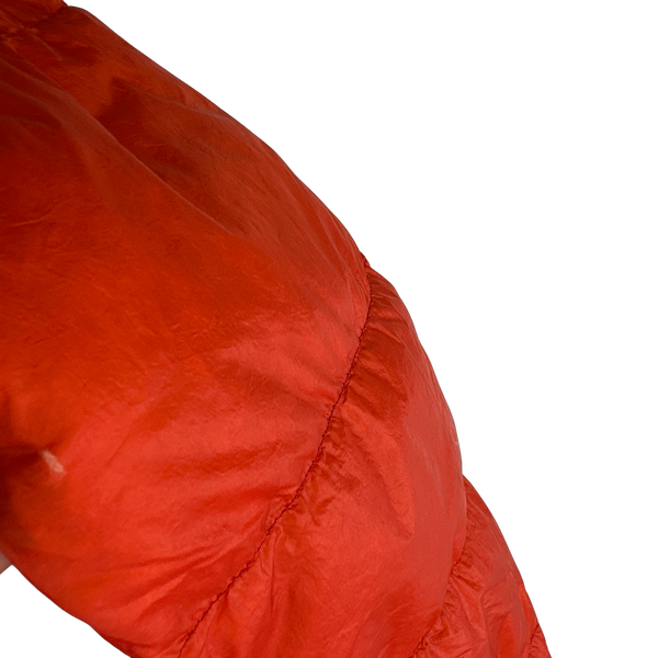 Stone Island 2013 Red Garment Dyed Puffer Jacket - Large