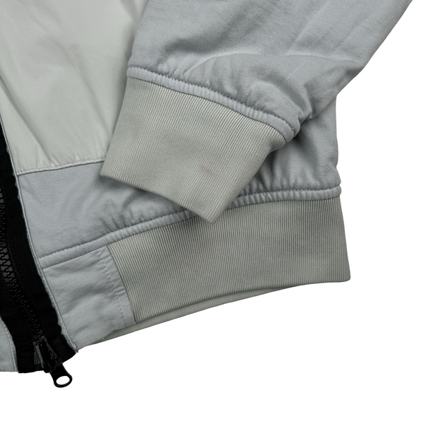 Stone Island 2022 Light Blue Comfort Tech Composite Reversible Polartec Jacket - Medium