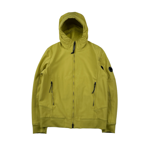 CP Company Chartreuse Soft Shell R Jacket - Large