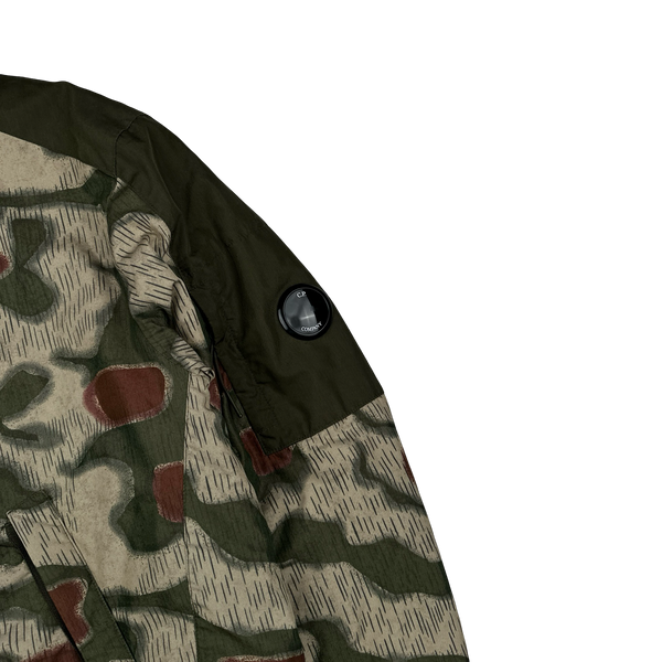 CP Company 50 Fili Woodland Camo Hooded Jacket - Large