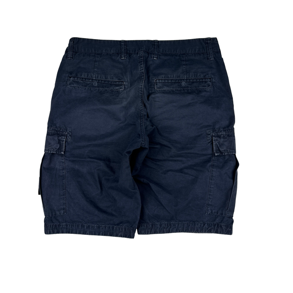 Stone Island 2018 Navy Cargo Shorts - 31"