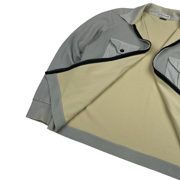 Stone Island SS2000 Vintage Ribbed Cotton Overshirt - Large