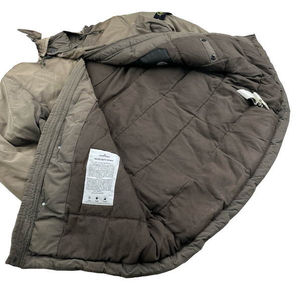 Stone Island 2014 Micro Reps Down Filled Fur Trim Parka - XL