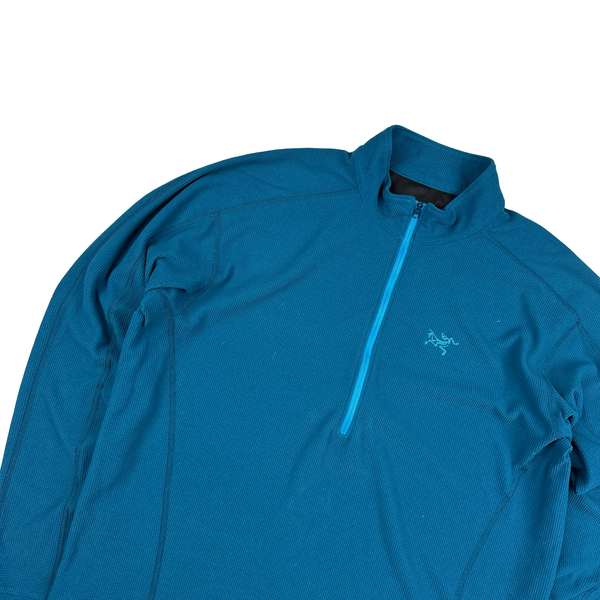 Arcteryx Blue Polartec Stretch Hoodie - XL