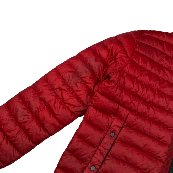 Stone Island 2013 Red Garment Dyed Down Puffer Jacket - Small