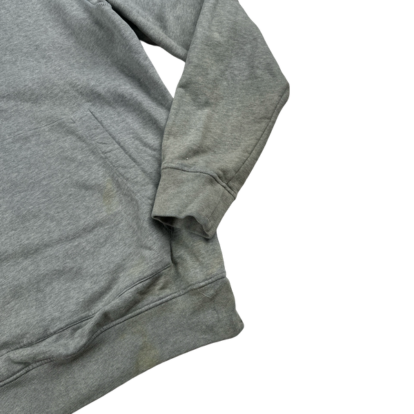Stone Island 2022 Grey Pullover Cotton Hoodie - XXL