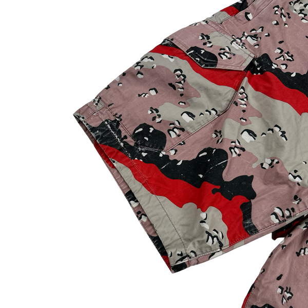 Stone Island 2020 3C+PU Desert Camo Cargo Shorts - 31"
