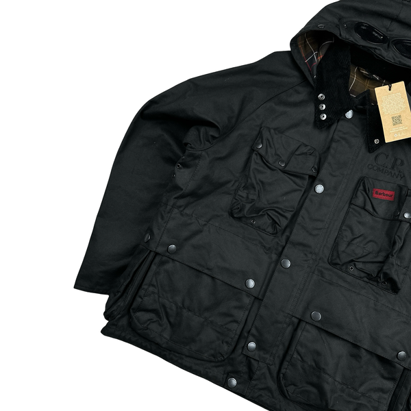 CP Company x Barbour Multi Pocket 500 Mille Waxed Jacket - Medium