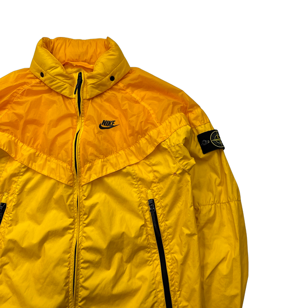 Stone Island x Nike Yellow Hyperlight Membrana Windrunner Jacket - Small