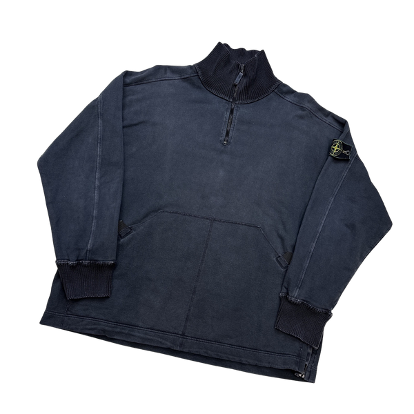 Stone Island 1996 Vintage Pullover Smock Jumper - Large