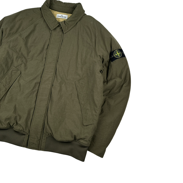 Stone Island 2012 30th Anniversary Reps Nylon Down Quilted Collared Jacket - 3XL