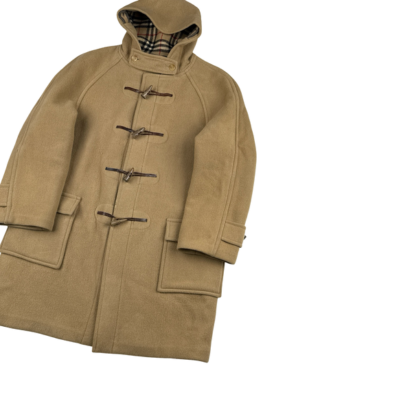Burberry Lana Wool Duffle Coat - Large