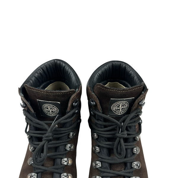 Stone Island X Diemme Brown Walking Boots - UK 8
