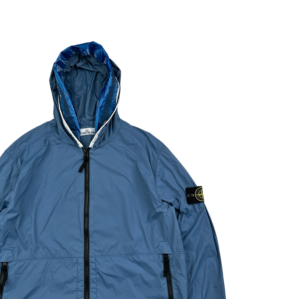 Stone Island 2022 Blue Nylon Skin Touch TC Jacket - Large