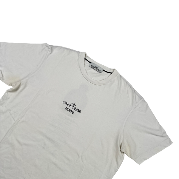 Stone Island 2015 Pure Metal Archivo Short Sleeve T Shirt - Medium