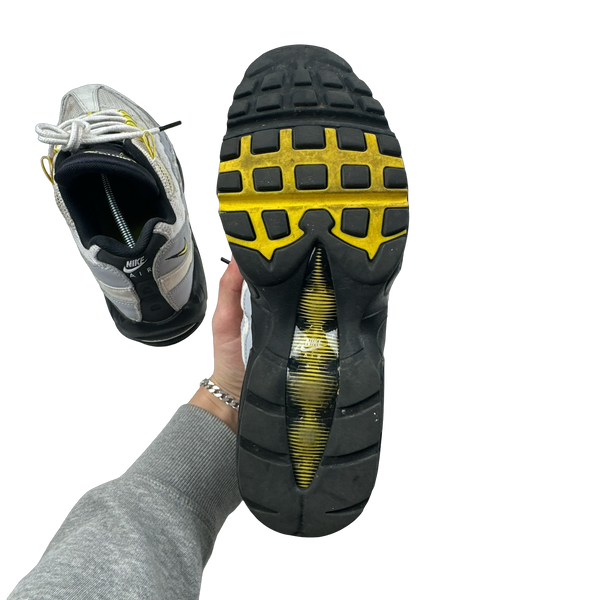 Nike Air Max 95 White Tour Yellow Trainers - UK 9