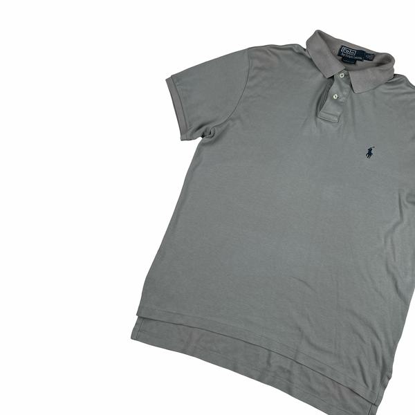Ralph Lauren Grey Light Cotton T Shirt - Medium
