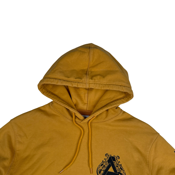 Palace Artois Orange Spellout Thick Hoodie - Medium