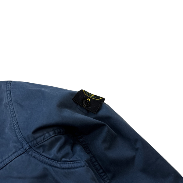 Stone Island Blue 2010 Raso Gommato Jacket - Medium