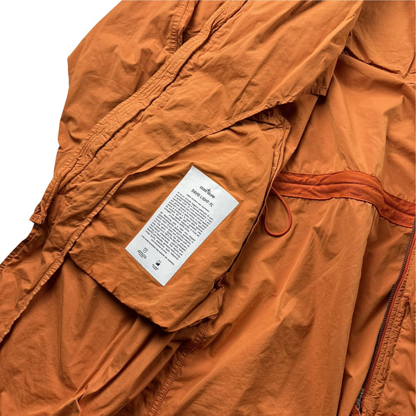 Stone Island 2014 Orange David Light TC Cotton Jacket - Large