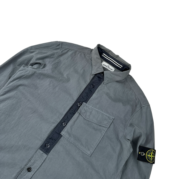 Stone Island 2013 Grey Cotton Shirt - Large
