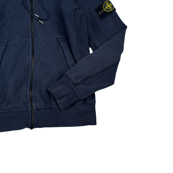 Stone Island 2013 Navy Cotton Zipped Jumper - Small
