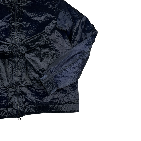 CP Company Navy Kan D Sherling Lined Goggle Jacket - XL