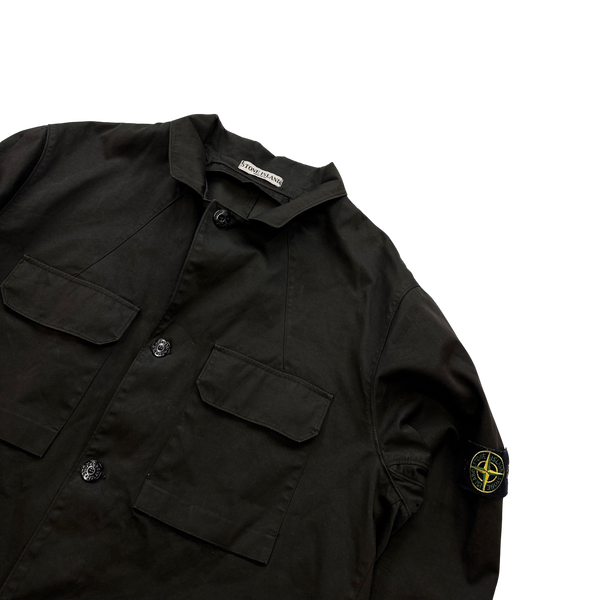 Stone Island 2005 Brown Dutch Rope Cotton Jacket - XXL