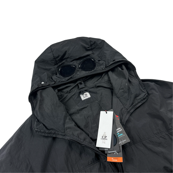 CP Company Black GDP Hooded Polartec Goggle Jacket - 3XL