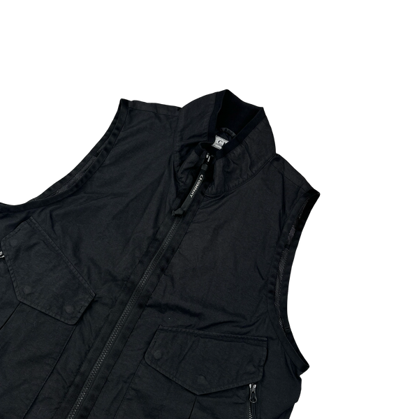 CP Company Black Taylon P Utility Vest - Medium