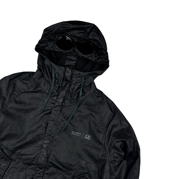 CP Company x Clarks Originals Black Goggle Jacket - Small