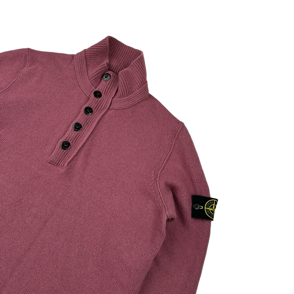 Stone Island 2014 Pink Knitted Pullover Jumper - Large