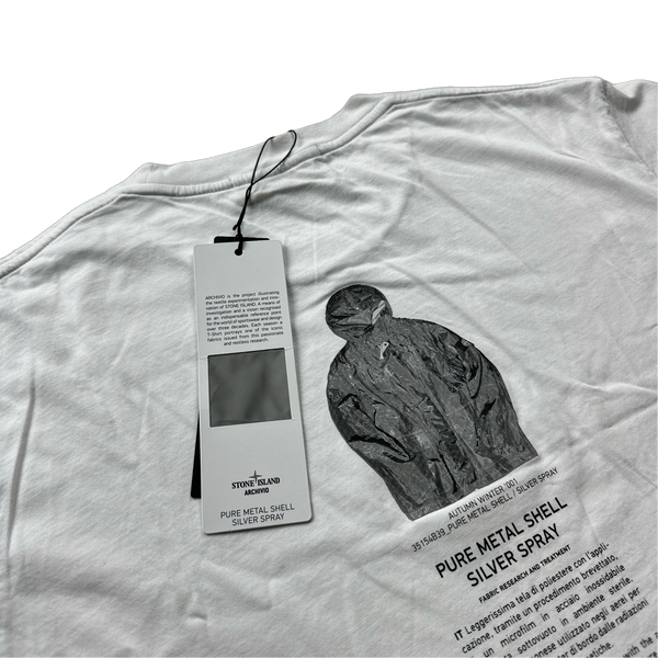 Stone Island 2015 Pure Metal Archivo Short Sleeve T Shirt - Large